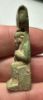 Picture of ANCIENT EGYPT.  BEAUTIFUL COLOR. GRECO - ROMAN - FAIENCE ISIS NURSING HORUS AMULET . 300 B.C - 100 A.D
