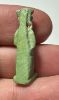 Picture of ANCIENT EGYPT.  BEAUTIFUL COLOR. GRECO - ROMAN - FAIENCE ISIS NURSING HORUS AMULET . 300 B.C - 100 A.D