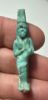 Picture of ANCIENT EGYPT.  BEAUTIFUL COLOR. GRECO - ROMAN - FAIENCE ISIS NURSING HORUS AMULET . 300 B.C - 100 A.D