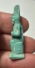 Picture of ANCIENT EGYPT.  BEAUTIFUL COLOR. GRECO - ROMAN - FAIENCE ISIS NURSING HORUS AMULET . 300 B.C - 100 A.D
