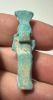 Picture of ANCIENT EGYPT.  BEAUTIFUL COLOR. GRECO - ROMAN - FAIENCE ISIS NURSING HORUS AMULET . 300 B.C - 100 A.D