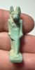 Picture of ANCIENT EGYPT.  BEAUTIFUL COLOR. GRECO - ROMAN - FAIENCE ANUBIS AMULET . 300 B.C - 100 A.D