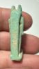 Picture of ANCIENT EGYPT.  BEAUTIFUL COLOR. GRECO - ROMAN - FAIENCE ANUBIS AMULET . 300 B.C - 100 A.D