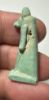 Picture of ANCIENT EGYPT.  BEAUTIFUL COLOR. GRECO - ROMAN - FAIENCE ANUBIS AMULET . 300 B.C - 100 A.D