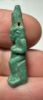 Picture of ANCIENT EGYPT.  BEAUTIFUL COLOR. GRECO - ROMAN - FAIENCE ISIS NURSING HORUS AMULET . 300 B.C - 100 A.D