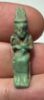 Picture of ANCIENT EGYPT.  BEAUTIFUL COLOR. GRECO - ROMAN - FAIENCE ISIS NURSING HORUS AMULET . 300 B.C - 100 A.D