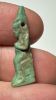 Picture of ANCIENT EGYPT.  BEAUTIFUL COLOR. GRECO - ROMAN - FAIENCE ISIS NURSING HORUS AMULET . 300 B.C - 100 A.D
