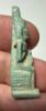 Picture of ANCIENT EGYPT.  BEAUTIFUL COLOR. GRECO - ROMAN - FAIENCE ISIS NURSING HORUS AMULET . 300 B.C - 100 A.D
