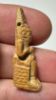 Picture of ANCIENT EGYPT.  BEAUTIFUL COLOR. GRECO - ROMAN - FAIENCE ISIS NURSING HORUS AMULET . 300 B.C - 100 A.D
