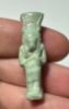 Picture of ANCIENT EGYPT.  BEAUTIFUL COLOR. GRECO - ROMAN - FAIENCE ISIS NURSING HORUS AMULET . 300 B.C - 100 A.D
