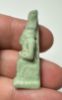 Picture of ANCIENT EGYPT.  BEAUTIFUL COLOR. GRECO - ROMAN - FAIENCE ISIS NURSING HORUS AMULET . 300 B.C - 100 A.D