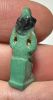 Picture of ANCIENT EGYPT.  BEAUTIFUL COLOR. GRECO - ROMAN - FAIENCE ISIS NURSING HORUS AMULET . 300 B.C - 100 A.D