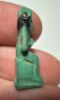 Picture of ANCIENT EGYPT.  BEAUTIFUL COLOR. GRECO - ROMAN - FAIENCE ISIS NURSING HORUS AMULET . 300 B.C - 100 A.D