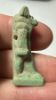Picture of ANCIENT EGYPT.  BEAUTIFUL COLOR. GRECO - ROMAN - FAIENCE ANUBIS AMULET . 300 B.C - 100 A.D