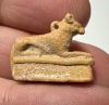 Picture of ANCIENT EGYPT.  BEAUTIFUL COLOR. GRECO - ROMAN - FAIENCE ANUBIS AMULET . 300 B.C - 100 A.D