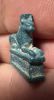 Picture of ANCIENT EGYPT.  BEAUTIFUL COLOR. GRECO - ROMAN - FAIENCE ANUBIS AMULET . 300 B.C - 100 A.D