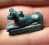 Picture of ANCIENT EGYPT.  BEAUTIFUL COLOR. GRECO - ROMAN - FAIENCE ANUBIS AMULET . 300 B.C - 100 A.D