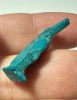 Picture of ANCIENT EGYPT.  BEAUTIFUL COLOR. GRECO - ROMAN - FAIENCE BES AMULET . 300 B.C - 100 A.D