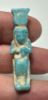 Picture of ANCIENT EGYPT.  BEAUTIFUL COLOR. GRECO - ROMAN - FAIENCE ISIS NURSING HORUS AMULET . 300 B.C - 100 A.D