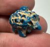 Picture of ANCIENT EGYPT.  BEAUTIFUL COLOR. GRECO - ROMAN - FAIENCE HEDGEHOG AMULET . 300 B.C - 100 A.D
