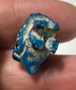 Picture of ANCIENT EGYPT.  BEAUTIFUL COLOR. GRECO - ROMAN - FAIENCE HEDGEHOG AMULET . 300 B.C - 100 A.D