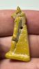 Picture of ANCIENT EGYPT.  BEAUTIFUL COLOR. GRECO - ROMAN - FAIENCE ANUBIS AMULET . 300 B.C - 100 A.D
