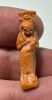 Picture of ANCIENT EGYPT.  BEAUTIFUL COLOR. GRECO - ROMAN - FAIENCE ISIS NURSING HORUS AMULET . 300 B.C - 100 A.D