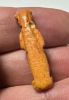 Picture of ANCIENT EGYPT.  BEAUTIFUL COLOR. GRECO - ROMAN - FAIENCE ISIS NURSING HORUS AMULET . 300 B.C - 100 A.D