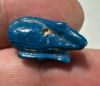 Picture of ANCIENT EGYPT.  BEAUTIFUL COLOR. GRECO - ROMAN - FAIENCE GOOSE AMULET . 300 B.C - 100 A.D