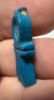 Picture of ANCIENT EGYPT.  BEAUTIFUL COLOR. GRECO - ROMAN - FAIENCE ANKH AMULET . 300 B.C - 100 A.D