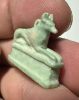 Picture of ANCIENT EGYPT.  BEAUTIFUL COLOR. GRECO - ROMAN - FAIENCE ANUBIS AMULET . 300 B.C - 100 A.D