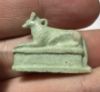 Picture of ANCIENT EGYPT.  BEAUTIFUL COLOR. GRECO - ROMAN - FAIENCE ANUBIS AMULET . 300 B.C - 100 A.D