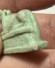 Picture of ANCIENT EGYPT.  BEAUTIFUL COLOR. GRECO - ROMAN - FAIENCE ANUBIS AMULET . 300 B.C - 100 A.D