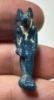 Picture of ANCIENT EGYPT.  BEAUTIFUL COLOR. GRECO - ROMAN - FAIENCE ANUBIS AMULET . 300 B.C - 100 A.D