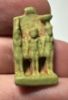 Picture of ANCIENT EGYPT. GRECO - ROMAN FAIENCE OSIRIAN TRIAD AMULET.  300 B.C - 100 A.D
