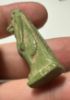 Picture of ANCIENT EGYPT.  BEAUTIFUL COLOR. GRECO - ROMAN - FAIENCE TAWERET AMULET . 300 B.C - 100 A.D
