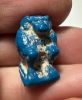 Picture of ANCIENT EGYPT.  BEAUTIFUL COLOR. GRECO - ROMAN - FAIENCE BABOON AMULET . 300 B.C - 100 A.D