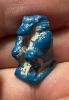 Picture of ANCIENT EGYPT.  BEAUTIFUL COLOR. GRECO - ROMAN - FAIENCE BABOON AMULET . 300 B.C - 100 A.D