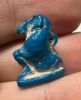 Picture of ANCIENT EGYPT.  BEAUTIFUL COLOR. GRECO - ROMAN - FAIENCE BABOON AMULET . 300 B.C - 100 A.D