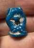 Picture of ANCIENT EGYPT.  BEAUTIFUL COLOR. GRECO - ROMAN - FAIENCE BABOON AMULET . 300 B.C - 100 A.D