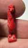 Picture of ANCIENT EGYPT.  VERY RARE RED  COLOR. GRECO - ROMAN - FAIENCE TAWERET AMULET . 300 B.C - 100 A.D