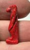 Picture of ANCIENT EGYPT.  VERY RARE RED  COLOR. GRECO - ROMAN - FAIENCE TAWERET AMULET . 300 B.C - 100 A.D