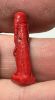 Picture of ANCIENT EGYPT.  VERY RARE RED  COLOR. GRECO - ROMAN - FAIENCE TAWERET AMULET . 300 B.C - 100 A.D