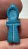 Picture of ANCIENT EGYPT.  BEAUTIFUL COLOR. GRECO - ROMAN - FAIENCE ANKH AMULET . 300 B.C - 100 A.D