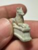 Picture of ANCIENT EGYPT.  BEAUTIFUL COLOR. GRECO - ROMAN - FAIENCE ANUBIS AMULET . 300 B.C - 100 A.D