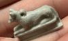 Picture of ANCIENT EGYPT.  BEAUTIFUL COLOR. GRECO - ROMAN - FAIENCE ANUBIS AMULET . 300 B.C - 100 A.D