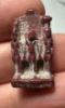 Picture of ANCIENT EGYPT. GRECO - ROMAN FAIENCE OSIRIAN TRIAD AMULET.  300 B.C - 100 A.D