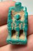 Picture of ANCIENT EGYPT. GRECO - ROMAN FAIENCE OSIRIAN TRIAD AMULET.  300 B.C - 100 A.D