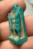 Picture of ANCIENT EGYPT. GRECO - ROMAN FAIENCE OSIRIAN TRIAD AMULET.  300 B.C - 100 A.D