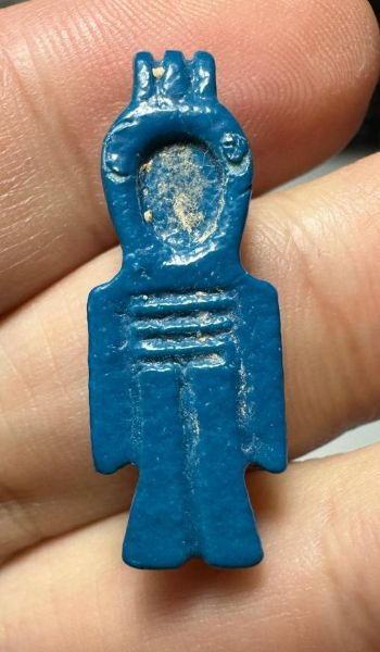 Picture of ANCIENT EGYPT. GRECO - ROMAN FAIENCE TYET AMULET.  300 B.C - 100 A.D